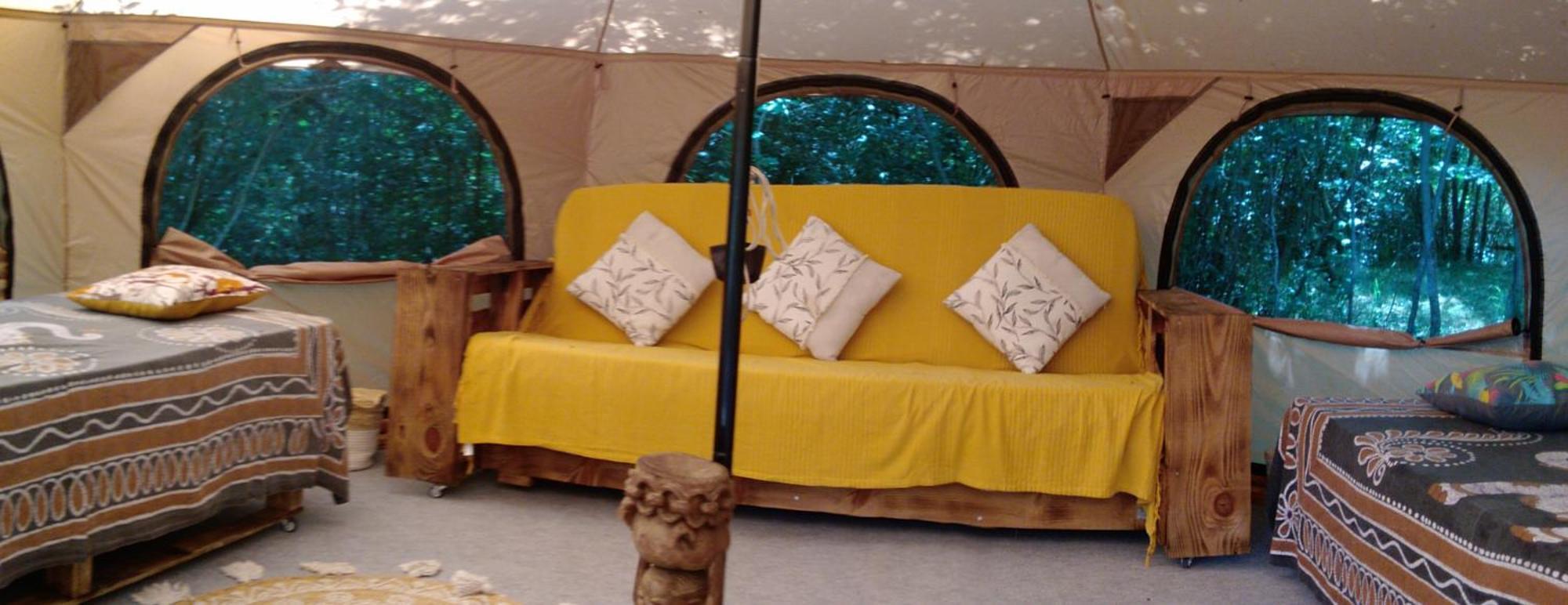 Tente Safari Lodge Dans Foret Luxuriante Vielle-Tursan ภายนอก รูปภาพ