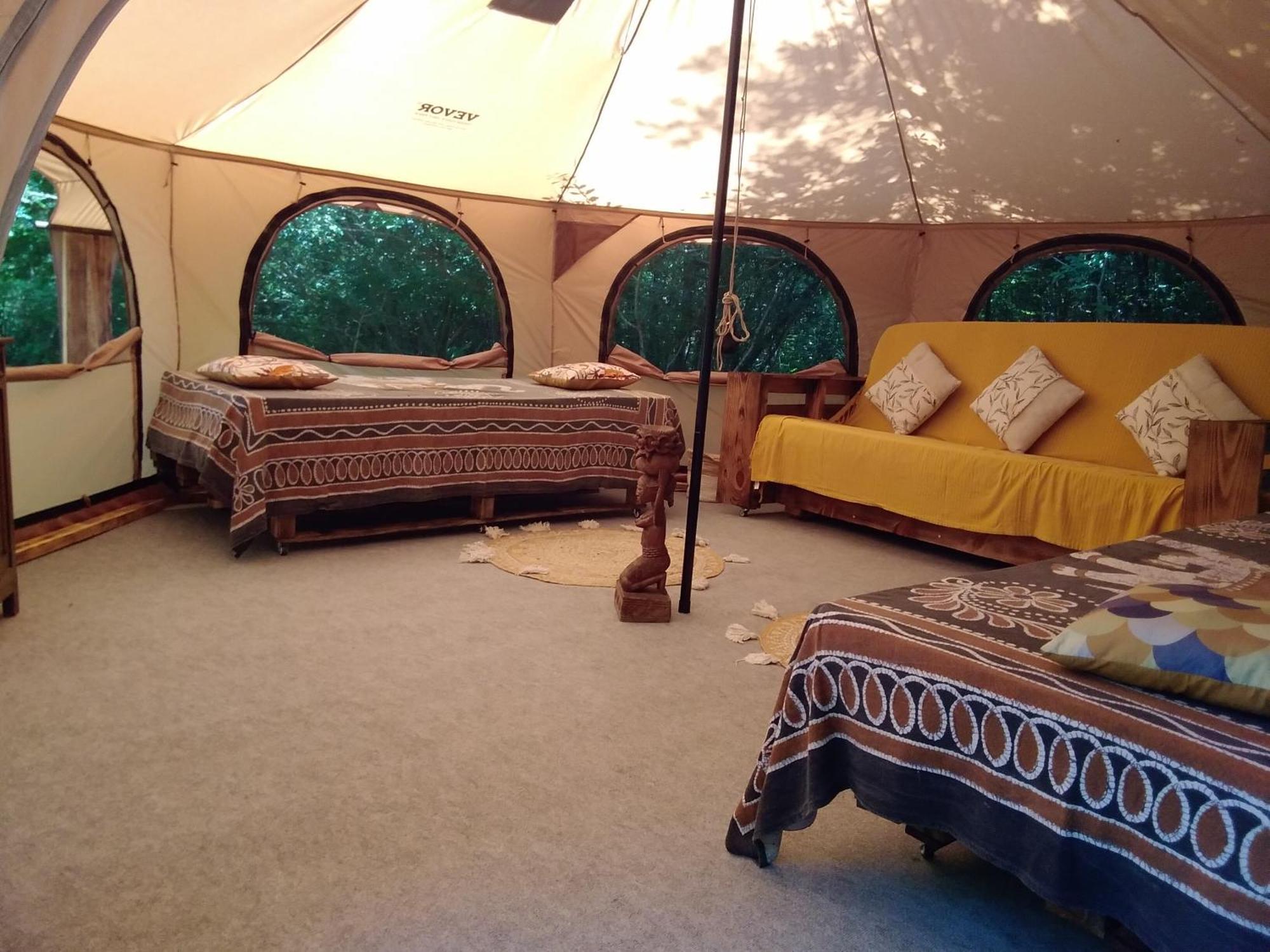 Tente Safari Lodge Dans Foret Luxuriante Vielle-Tursan ภายนอก รูปภาพ