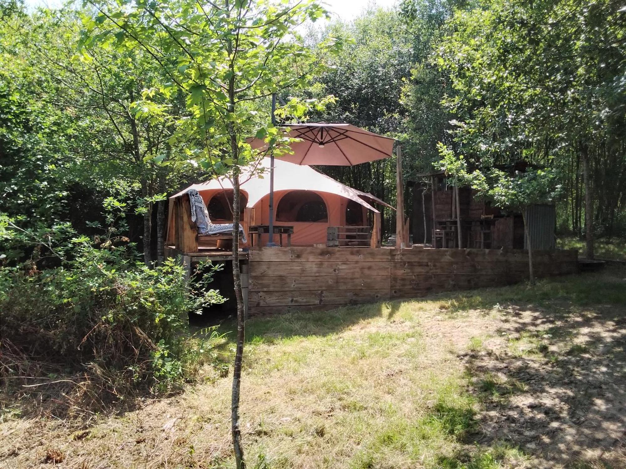 Tente Safari Lodge Dans Foret Luxuriante Vielle-Tursan ภายนอก รูปภาพ